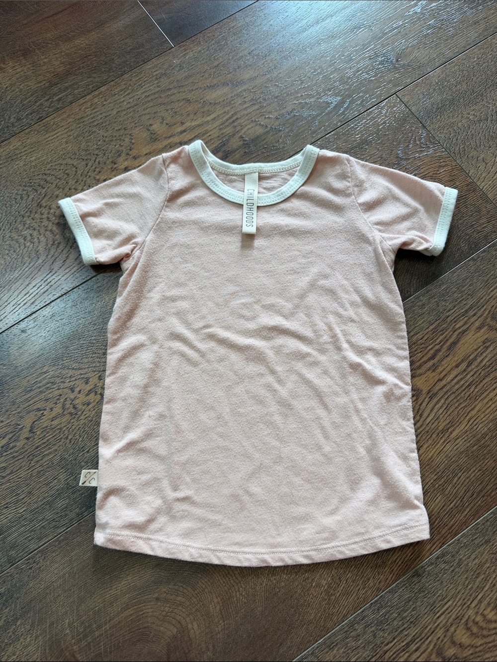 Childhoods clothing Soft Pink Ringer Tee - Kids Shirts & Tops